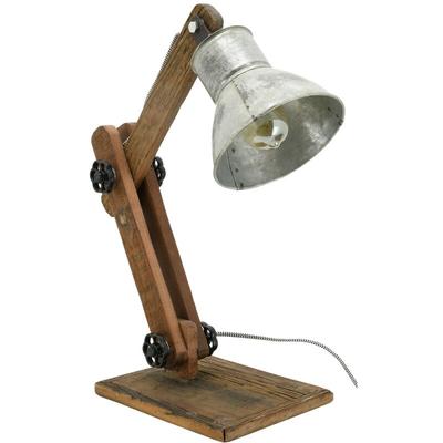 Stehlampe aus Recyclingholz und Metall 'Archi' Image