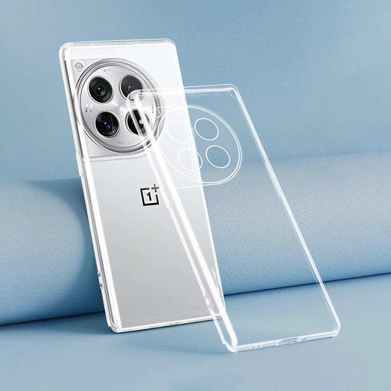 Luxus Coque Telefon Fall für 1 + Oneplus 12 12R 1 + 12 5G Weiche Kristall Klar Silikon Original dünne Zurück Abdeckung Mobile Funda Carcasas