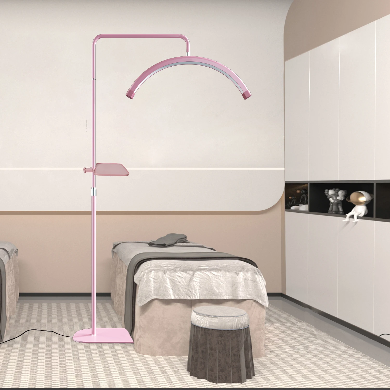 Fosoto Mode Arc Fotografie Lampe LED Halbmondförmige Licht Led Video Lash Licht Mit Für Schönheit Wimpern Tattoo Make-Up Image