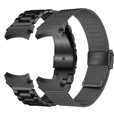 Keine Lücken Correa für Galaxy Watch 7 6 5 4 44 mm 40 mm 5pro Band 45 mm Stahlarmband für Samsung Image