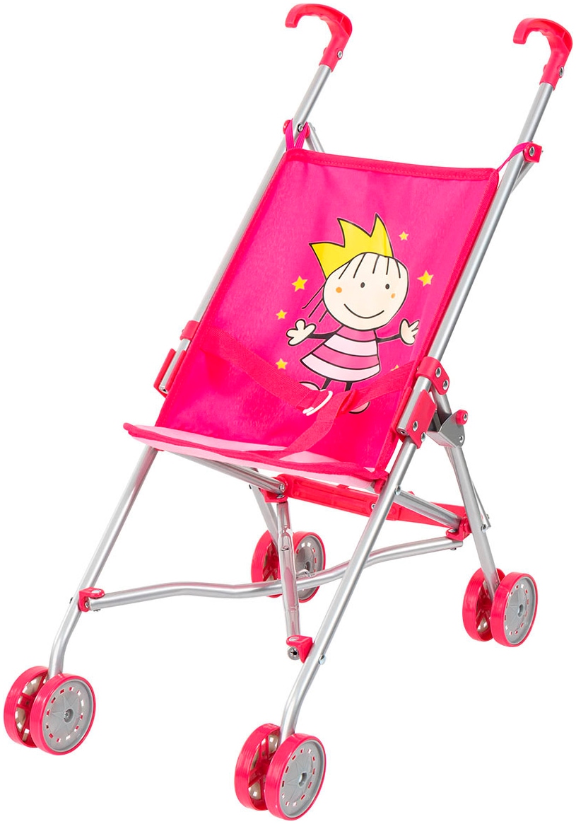 Puppenbuggy BAYER "Prinzessin", pink (pink prinzessin), Puppenwagen, KinderB:27cm H:56cm T:47cm, B:27cm H:56cm T:47cm