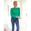Strickpullover "Pullover", Damen, Gr. 40, grün, 100% Baumwolle, B.C. BEST CONNECTIONS BY HEINE, unifarben, Langarm, Pullover