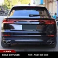 Per Audi Q8 SQ8 2019-2022 Auto Paraurti Posteriore Diffusore Labbro PP Diffusore Posteriore Labbro Con Silenziatore Di Scarico Punte Protezione Paraurti Posteriore