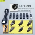 Cltgxdd cavo di ricarica USB universale da 1 pezzo e connettore DC 5.5*2.1mm 1.8/2.35 fori per