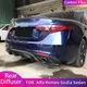 Auto Paraurti Posteriore Diffusore Lip Spoiler Per Alfa Romeo Giulia Berlina 4 Porte 2017-2019 Diffusore Posteriore Labbro Punte di Scarico In Fibra di Carbonio