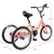 Arancione 16 pollici Single Speed 3 ruote triciclo per bambini bici per bambini cyclette per bambini