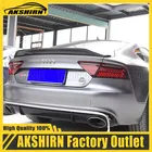 A7 Spoiler in fibra di carbonio per AUDI A7 S7 RS7 2013 2014 2015 2016 2017 2018 Spoiler posteriore