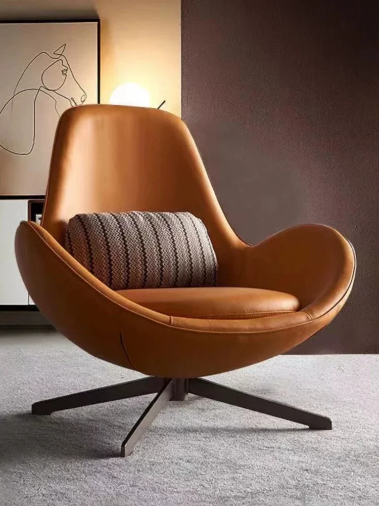 Sedie per divani nordici sedie girevoli portatili di lusso Design rilassante divano moderno sedia soggiorno comoda sedia mobili per la casa