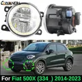 1 paio di fendinebbia a LED per paraurti anteriore per auto con Angel Eye DRL Daylight 30W H11 per Fiat 500X (334 _) Cross Sport Cabrio 2014-2023