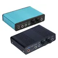 Scheda audio esterna USB passaggio ottico esterno audio 5.1 a 6 canali per PC notebook compatibile con Win98SE/ME/2000/XP/7