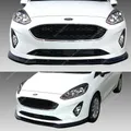 Paraurti anteriore Lip Splitter Diffusore Spoiler Per Ford Fiesta MK8 1.0S/S 1.1 Ti-VCT 1.5 TDCi Stadard 2017-2021 Pre-Lci Bodykit