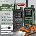 Baofeng UV 17 Pro Wireless Copy Frequency Walkie Talkie 16 KM torcia a lungo raggio caricabatterie Type-C Ham Radio UV 17 Pro L K5 5R