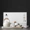Japanese Style Rough Ceramic Tea Set Household Tilting Pot Dry Brewing Tray Teacup Set Gift Box