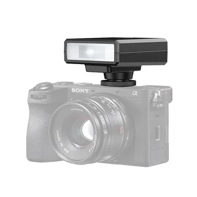 Ulanzi F12 Mini Camera Speedlite GN12 5600K for Sony Canon Nikon Fuji Olympus Pentax DSLR Camera with Universal Hot Shoe Mount
