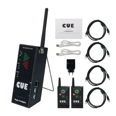 HamGeek Super Cuelight Presenter Remote One Receiver und zwei Sender für PowerPoint-Präsentation Image