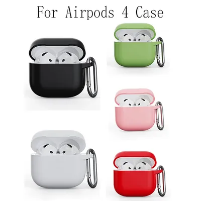 Silikon-Kopfhörerhüllen für Airpods 4, Airpods 3 2 1, Kopfhörerhülle, Schutzhülle für Apple Airpods Pro 2, Airpods-Abdeckungen Image