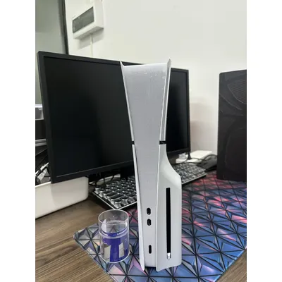 Für ps5 schlanke weiße Staubs cheibe für ps5 schlanke Konsole mittlere Staubs cheibe für ps5 Image