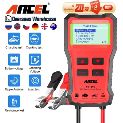 ANCEL BST100 Auto Batterie Tester 12V Batterie Analysator Anlassen Lade Circuit Tester Batterie Tester Auto Diagnose Werkzeuge