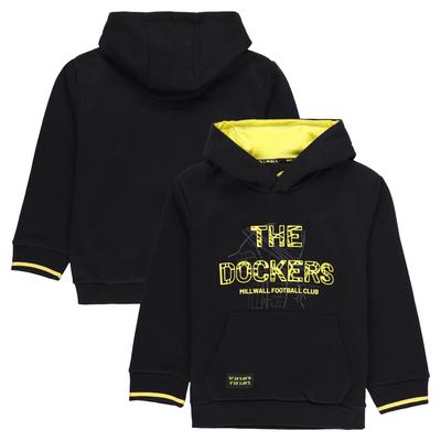 Millwall Dockers Kapuzenpullover – Schwarz – Kinder Image