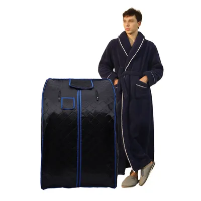 Lightweight Portable Personal Steam Sauna Spa set tent 750W+4 heating pads+65cm folding chair