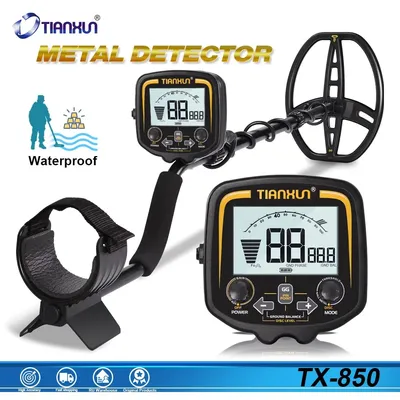 TX-850 Metal Detector Professional Underground Depth 2.5m Scanner Search Finder Gold Detector