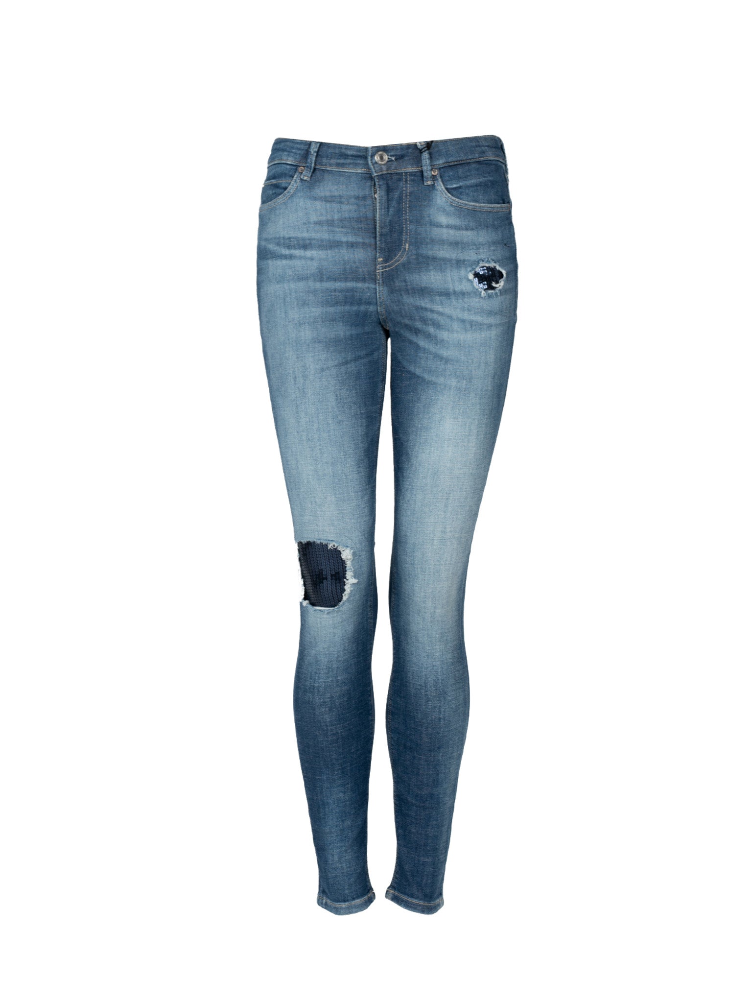 Guess Jeans Skinny Damen blau 29 (Größe)