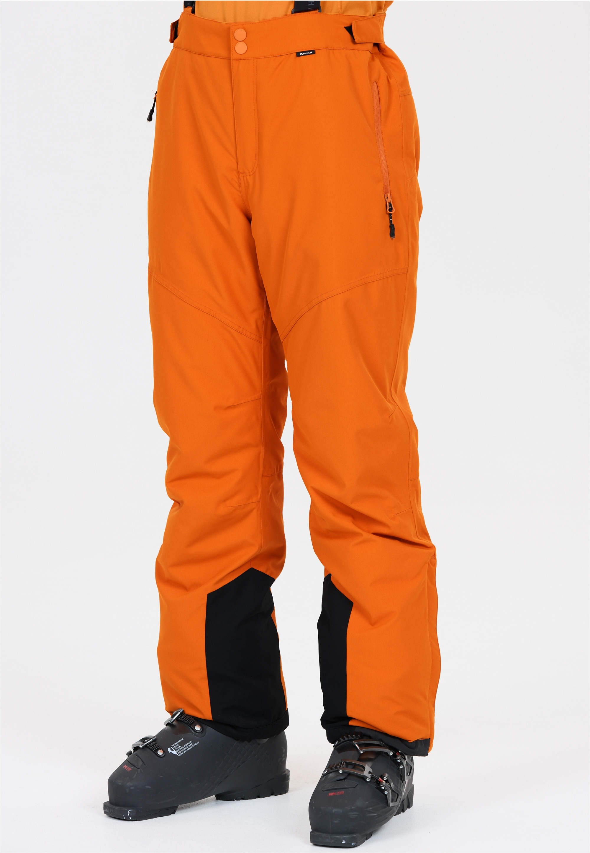 Skihose WHISTLER "Drizzle", Herren, Gr. L, US-Größen, orange, 100% Polyester, unifarben, Sportlich, lang, Hosen, mit wasserabweisenden Eigenschaften und funktionalen Features Image