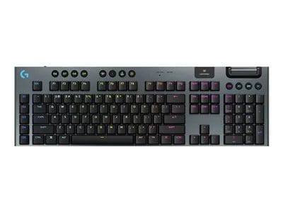 Logitech G G915 X LIGHTSPEED Full-Size Wireless Mechanical GL Gaming Keyboard with RGB Backlighting, Brown Linear Switch