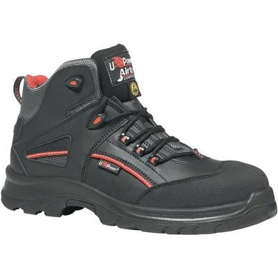 U-power - UPower Sicherheitsstiefel Teak Größe 43 schwarz / rot - RR10304-43