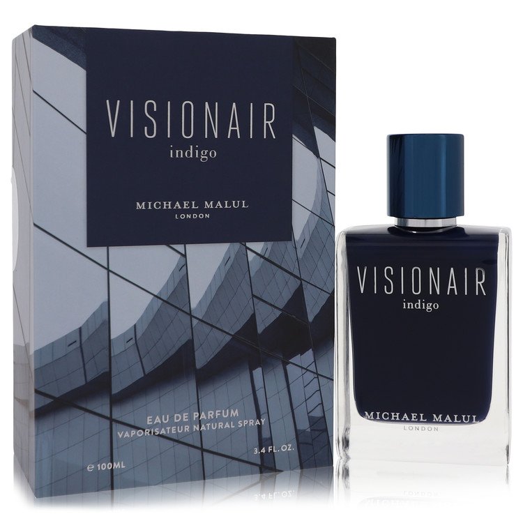 Visionair Indigo For Men By Michael Malul Eau De Parfum Spray 3.4 Oz