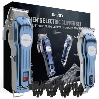 SEJOY Professional Hair Clippers for Men Cordless Clippers and Trimmers Grooming Set Haircut