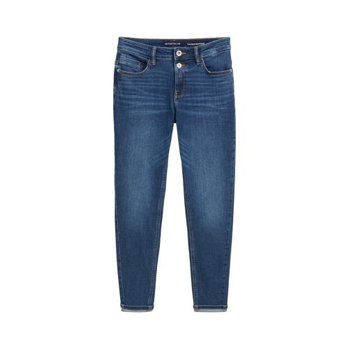 TOM TAILOR Damen Boyfriend Jeans, blau, Uni, Gr. 28/30