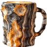 Imitation Mineral Crystal Coffee Mugs Imitation Mineral Crystal Coffee Resin Cup Without Inner Pot