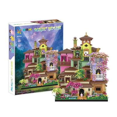 Magic House Micro Mini Building Block Sets for AdultFlowers Treehouse Modell Villa Kit for Woman Kids7080/4100 Pieces