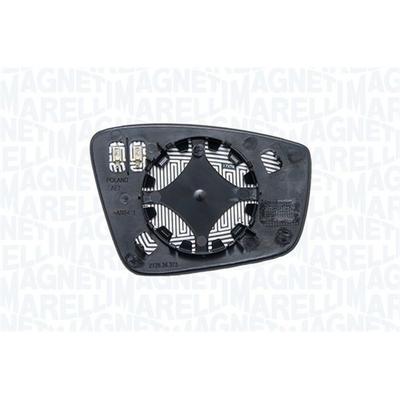 MAGNETI MARELLI Spiegelglas, Außenspiegel rechts mit Halter für SKODA 5JA857522C 182209011600