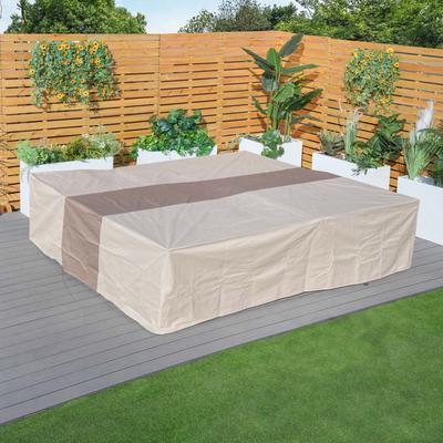 Plus Large Square Dining Set Patio Garden Furniture Waterproof Cover