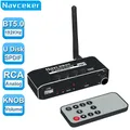 Navceker DAC Convertitore audio digitale-analogico con ricevitore Bluetooth Disco ottico Toslink USB a RCA Adattatore stereo jack da 3,5 mm