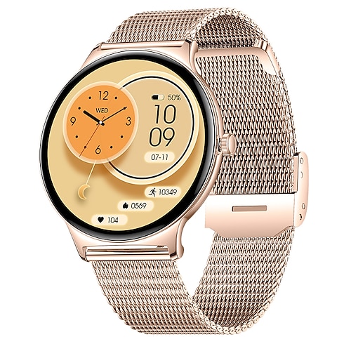 imosi 1,43 Zoll AMOLED Smartwatch Fitness Laufuhr Bluetooth Schrittzähler Anruferinnerung Aktivitätstracker Kompatibel mit Android iOS Damen Herren Lange Standby Freisprechanrufe Wasserdicht IP 67 Image