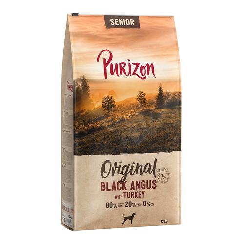 10 € Rabatt! 12 kg Purizon - Senior Black Angus-Rind mit Truthahn