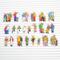 20Pcs High Quality Model Train People Passengers Figures Ho Scale 1:87 Painted Figure Artware