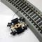 Ho Scale 1:87 Model Train Car Chassis Bogie Train Parts Diy Universal Train Undercarriage Accessories For Architectural Model Building Layout