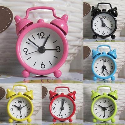 40Mm Mini Metal Alarm Clock Portable Home Outdoor Lovely Cartoon Watch Retro Gift For Children Friends Metal Alarm Clock