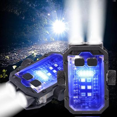 Outdoor Camping Keychain Light Flashlight Portable Mini Flashlight Rechargeable Emergency Lighting Flashlight With Pen Clip Tail Work Light Camping Hiking Emergency