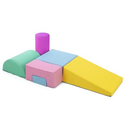 Toddler Foam Climbing Blocks Set, Indoor Activity Playset