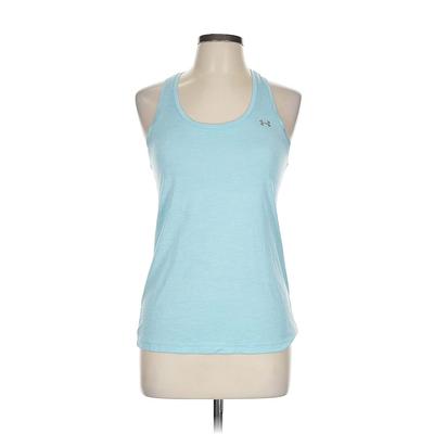 Under Armour Active Tank Top: Blue Activewear - Women's Size Large