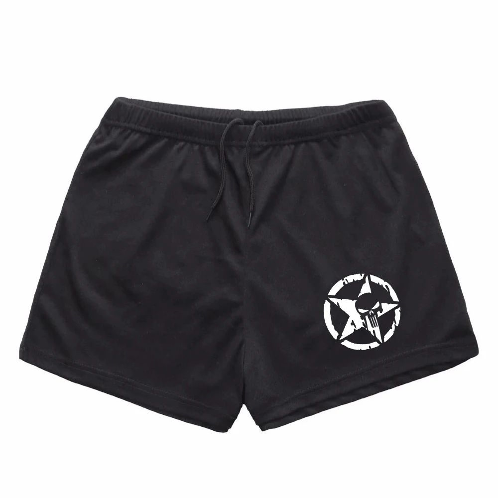 Sommer neuer Herrenstil, Kleidungstrend, Pentagramm-Druckmuster, Basketball, Training, Fitnessstudio, Sport, lässig, bequeme Shorts Image