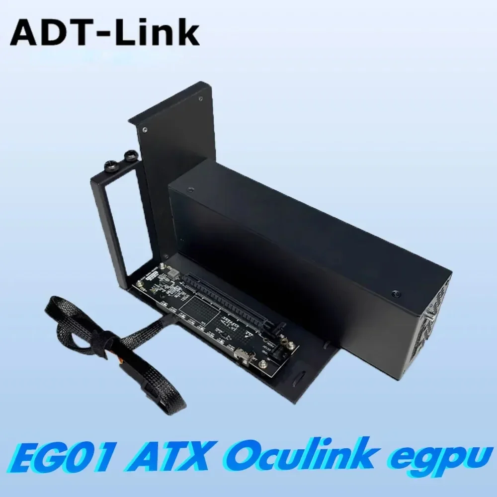Oculink 64 Gbit/s PCI-E 4,0 x4 Externe Grafik Dock EG01 G38 GPU Dock Laptop Docking Station eGPU Fall 8Pin ATX 800 W Netzteil Image
