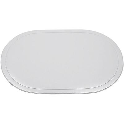 Saleen - Tischset oval Kunststoff 45,5x29cm weiß