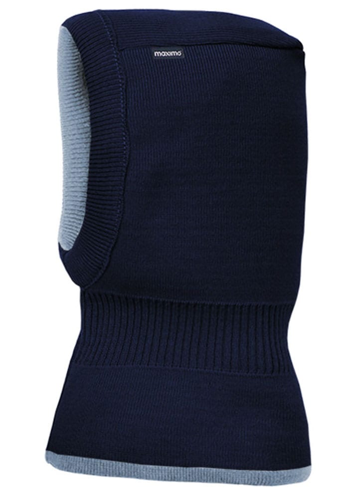 Wendemütze MAXIMO, Baby, Gr. 53, blau, Strick, Wolle, mehrfarbig, Mützen, reine Merinowolle, reversible, doppelt gestrickt, Ausgenähtes Halsteil Image