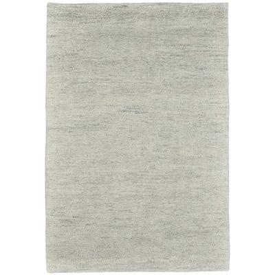Wollteppich THEKO "Hadj Uni", beige (natur grau), B:170cm H:25mm L:240cm, Wolle, Teppiche, echter Berber Teppich, reine Wolle, meliert, handgeknüpft Image